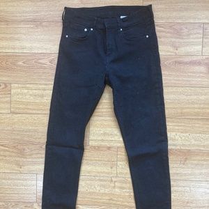 H&M Denim Black Jeans Women Sz 28/32